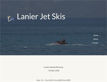 Tablet Screenshot of lanierjetskis.com